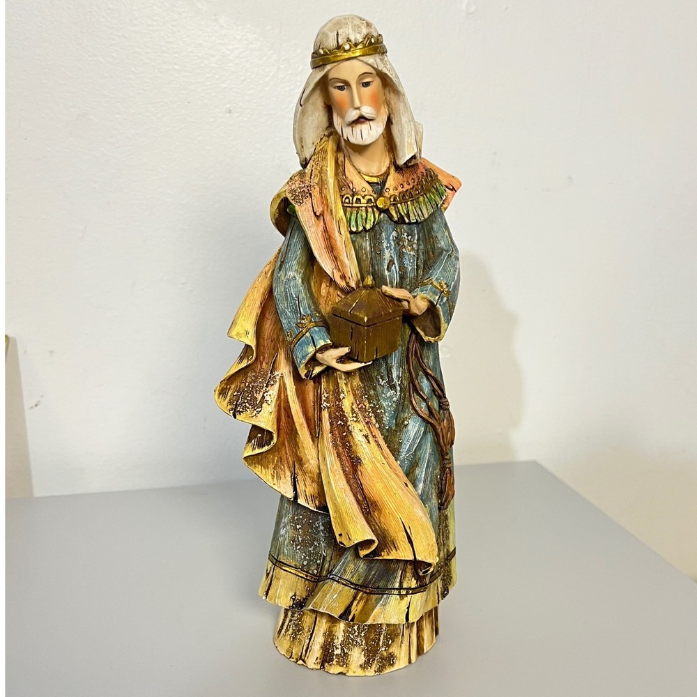 Vintage 2004 Roman Inc Wise Man Replacement Nativity Figure 9"